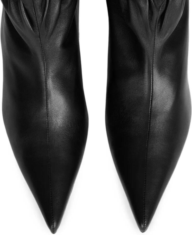 Balmain Sphynx gladde leren enkellaarzen Zwart - Foto 2