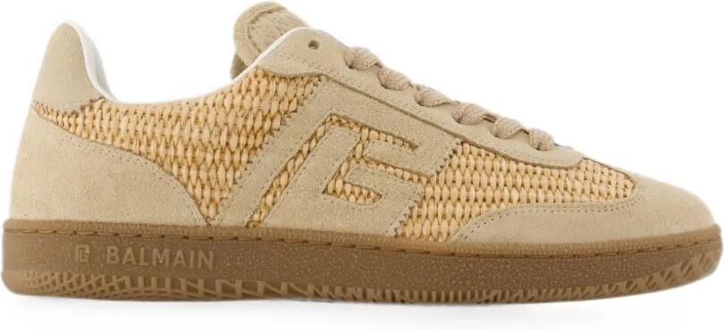 Balmain Suède sneakers Beige