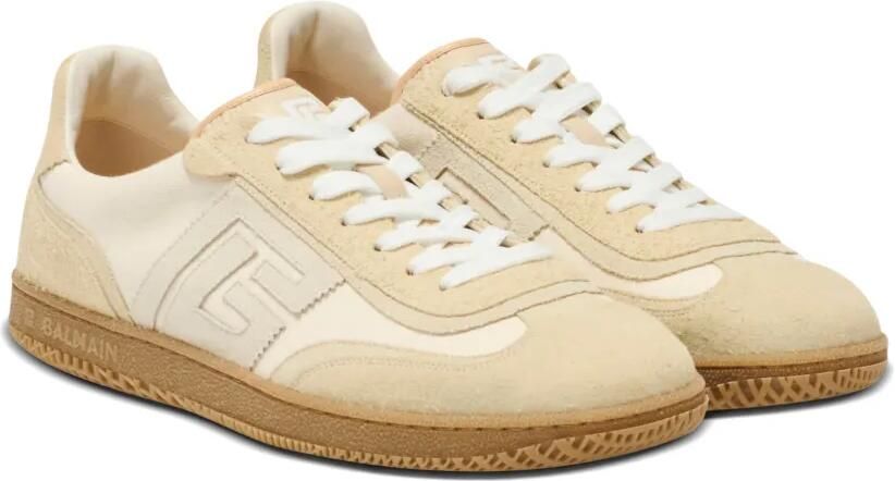 Balmain Swan sneakers met logodetail Beige - Foto 3