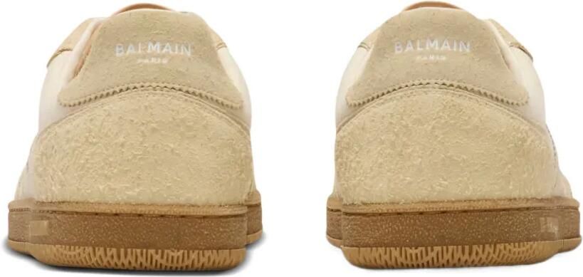 Balmain Swan sneakers met logodetail Beige - Foto 4