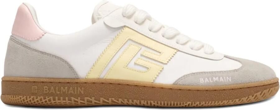 Balmain Swan sneakers met logodetail Wit