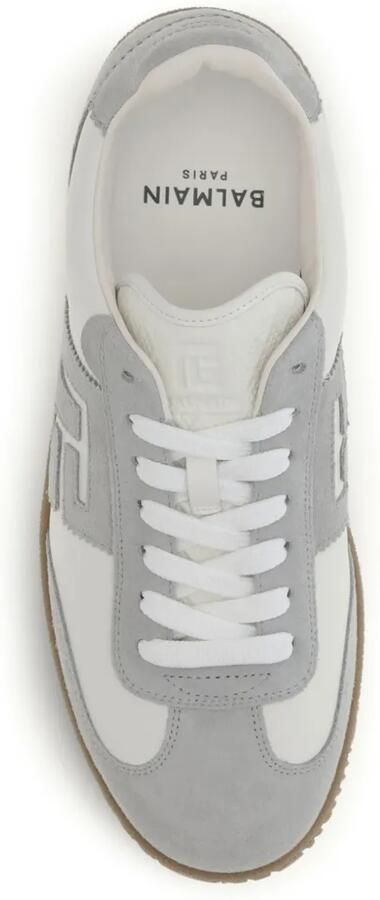 Balmain Swan sneakers met suède vlakken Beige - Foto 2