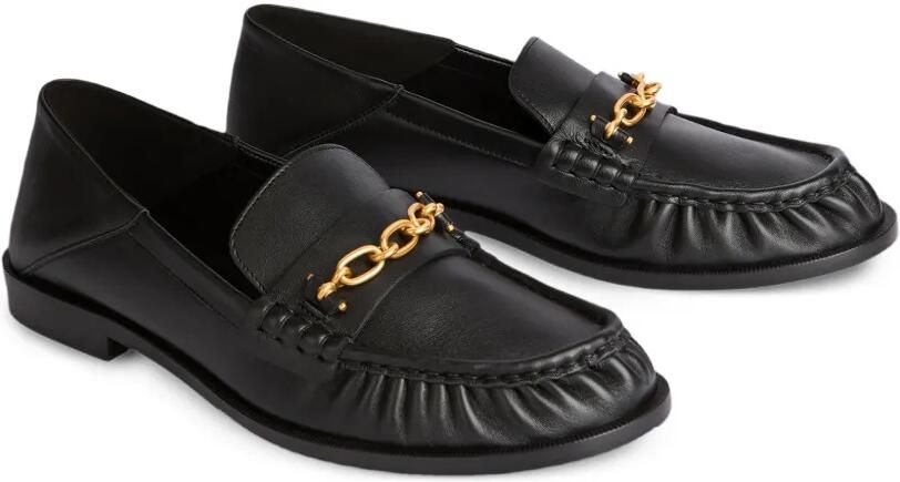 Balmain Sync gladde leren loafers Zwart - Foto 3