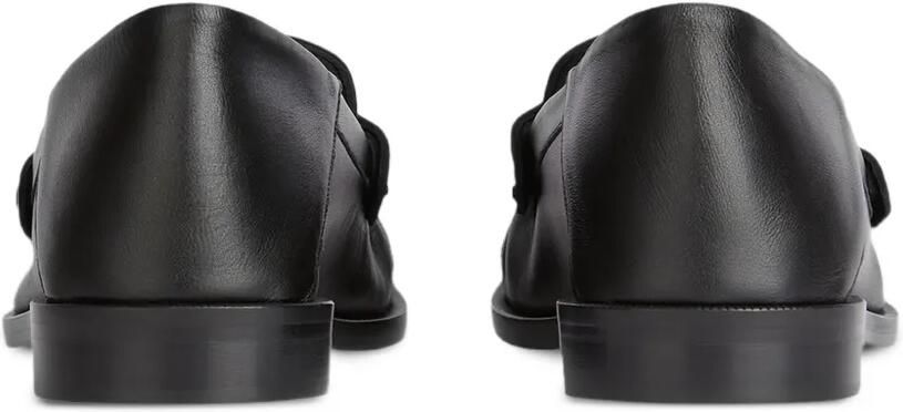 Balmain Sync gladde leren loafers Zwart - Foto 4