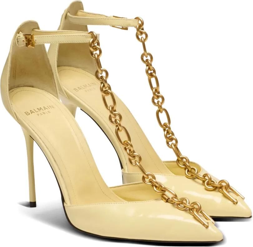 Balmain Sync pumps met puntige neus Geel - Foto 3
