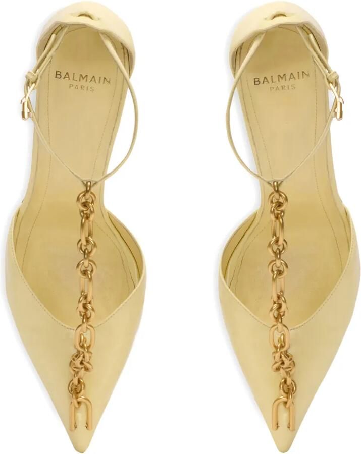 Balmain Sync pumps met puntige neus Geel - Foto 2