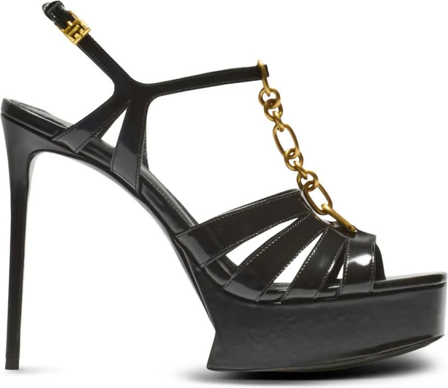 Balmain Sync sandalen met plateauzool Zwart