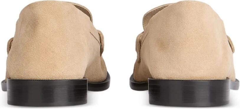 Balmain Sync suède leren loafers Beige - Foto 5