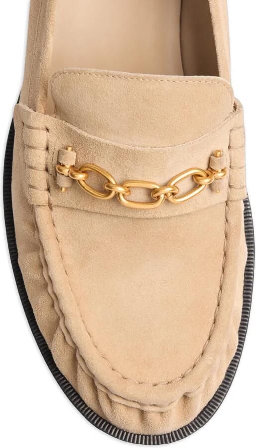 Balmain Sync suède leren loafers Beige - Foto 4