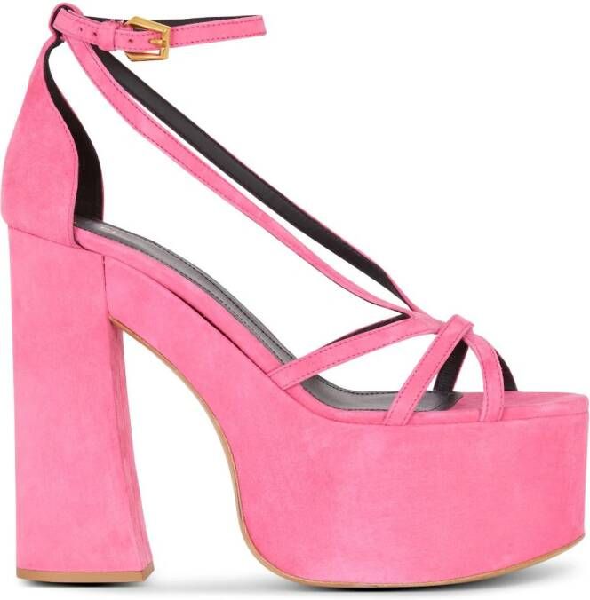 Balmain Cam sandalen met plateauzool Roze