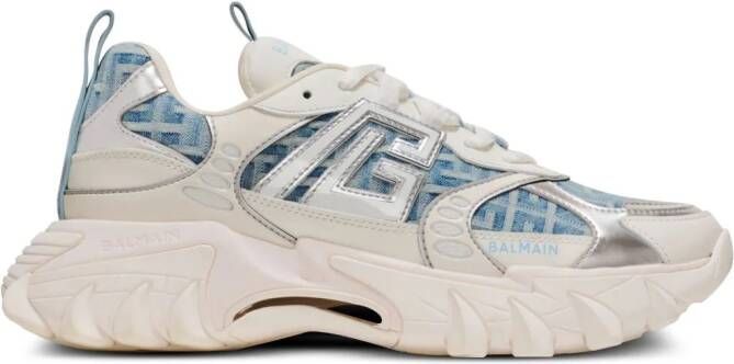 Balmain Denim sneakers Blauw