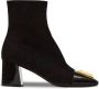 Balmain Edna suède laarzen Zwart - Thumbnail 1