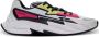 Balmain Ren-rij Leren En Nylon Sneakers Multicolor Dames - Thumbnail 2