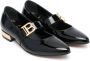 Balmain Kids Ballerina's met logoprint Zwart - Thumbnail 1