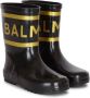 Balmain Kids Regenlaarzen met logoprint Zwart - Thumbnail 1