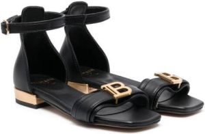 Balmain Kids Sandalen met studs Zwart