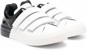 Balmain Kids Sneakers met klittenband Wit