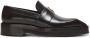 Balmain Puntige Neus Leren Loafers Black Heren - Thumbnail 1