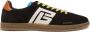 Balmain Leren sneakers met logopatch Bruin - Thumbnail 1