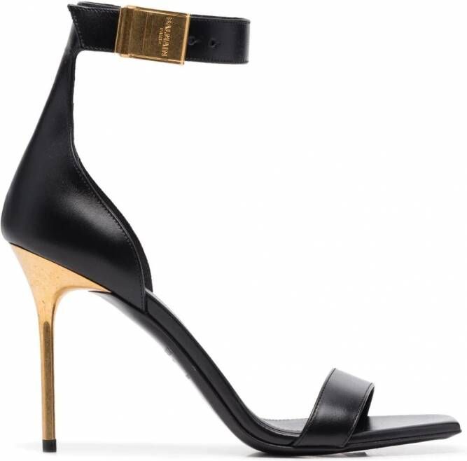 Balmain Pumps met logo-gesp Zwart