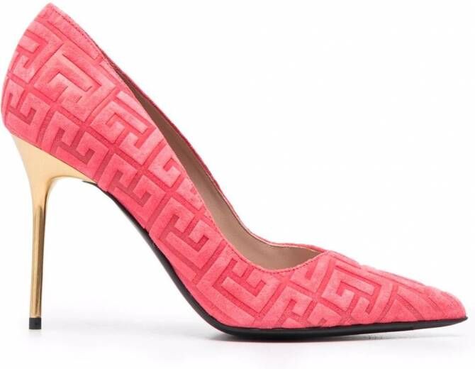 Balmain Pumps met puntige neus Roze