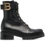 Balmain Boots & laarzen Ranger Ankle Boots Leather in zwart - Thumbnail 2