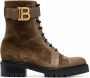 Balmain Ankle boots with logo Bruin Dames - Thumbnail 2