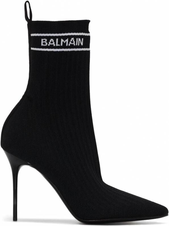 Balmain Skye enkellaarzen Zwart