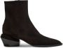 Balmain Suède enkellaarzen Zwart - Thumbnail 1