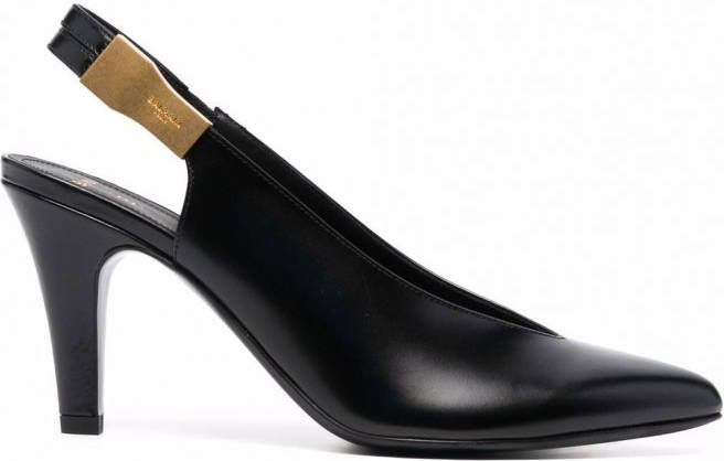 Balmain Tara leren pumps Zwart