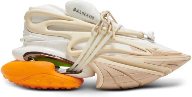 Balmain Unicorn low-top sneakers Beige