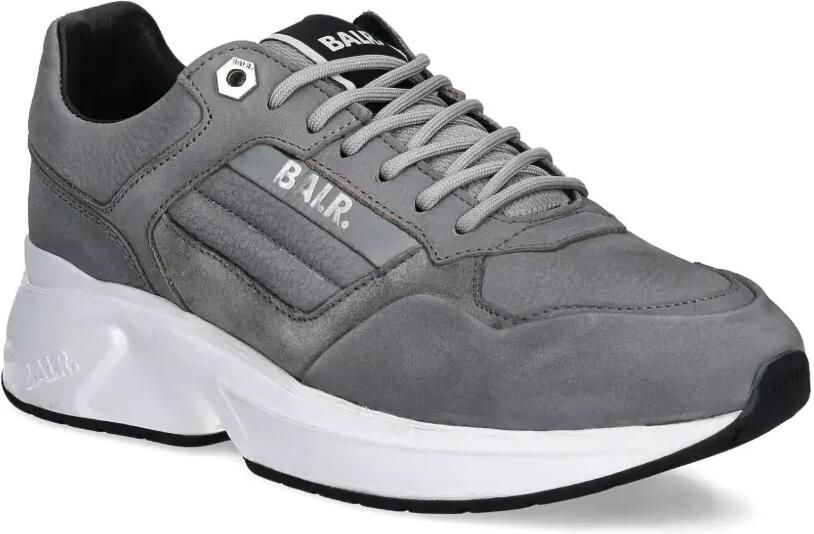 BALR. Brand Luxe leren sneakers met logodetail Grijs - Foto 3