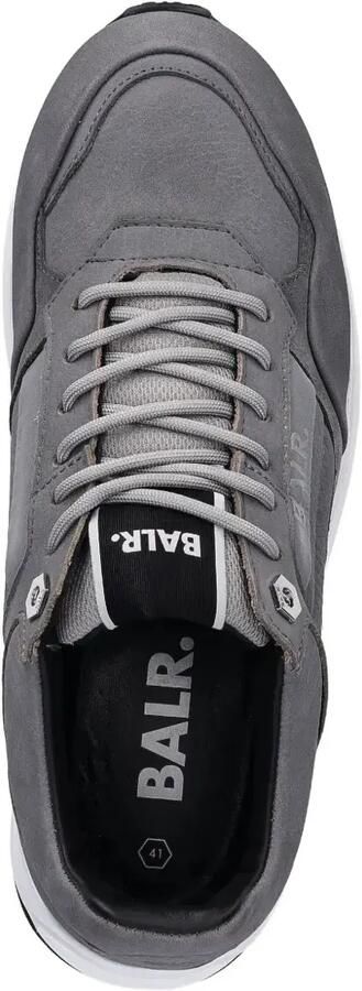 BALR. Brand Luxe leren sneakers met logodetail Grijs - Foto 4