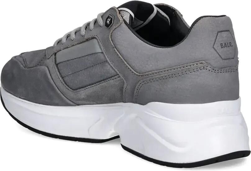 BALR. Brand Luxe leren sneakers met logodetail Grijs - Foto 2