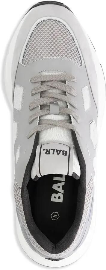 BALR. Brand Luxe sneakers met mesh vlakken Grijs - Foto 2