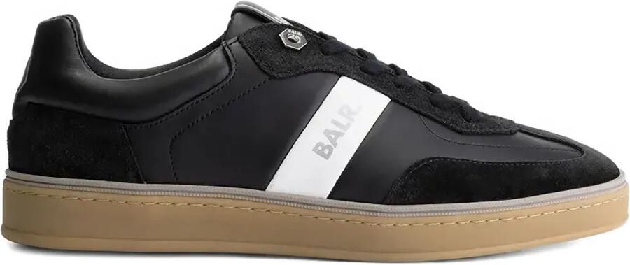 BALR. London Classic sneakers met suède vlak Zwart