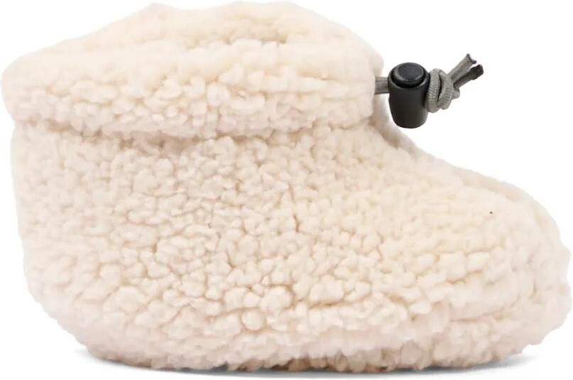 Bamboom Fleece schoenen met houtje-touwtjesluiting Beige - Foto 3