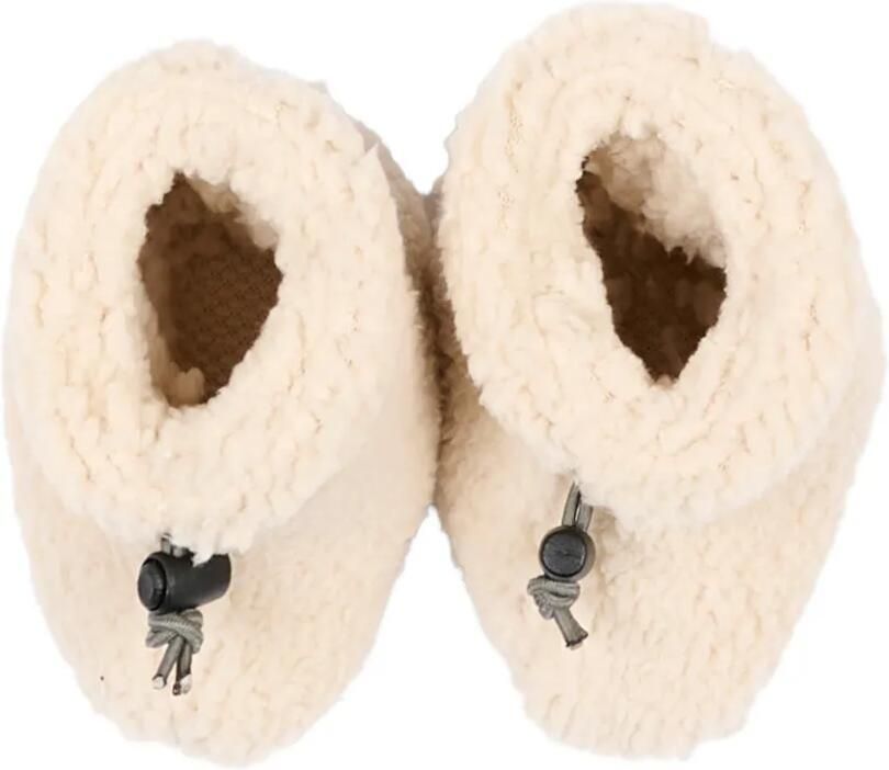 Bamboom Fleece schoenen met houtje-touwtjesluiting Beige - Foto 2