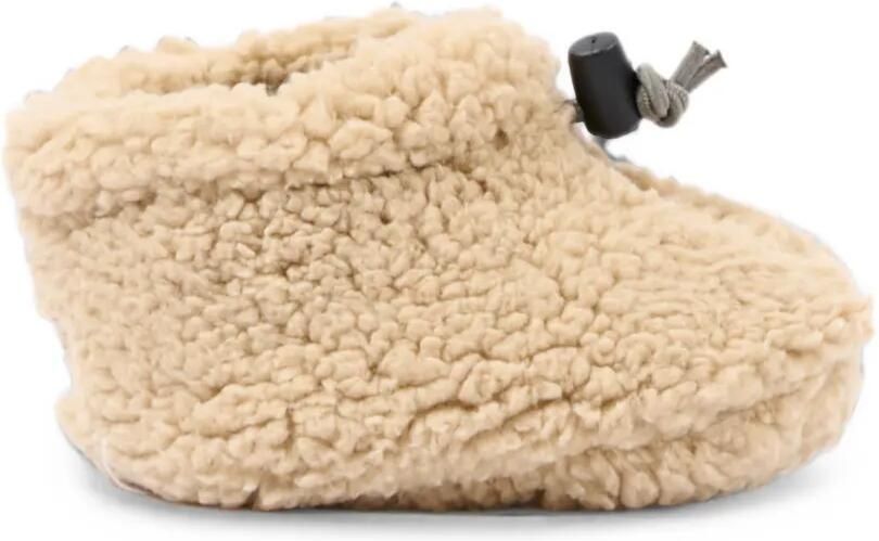 Bamboom Schoenen met fleecetextuur en houtje-touwtjesluiting Beige - Foto 5