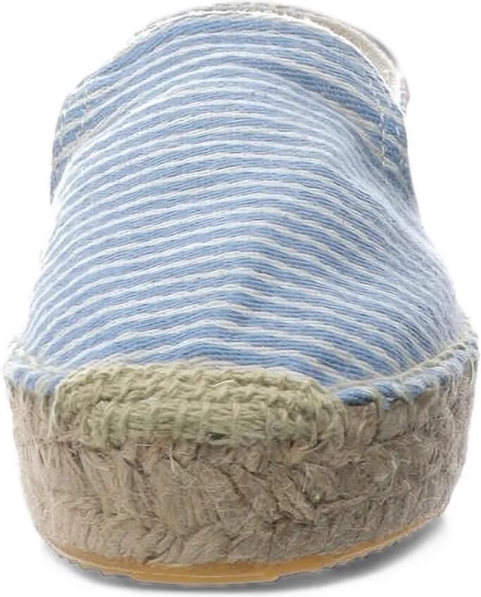 BANANA MOON Verao Tylane striped platform espadrilles Blauw - Foto 3