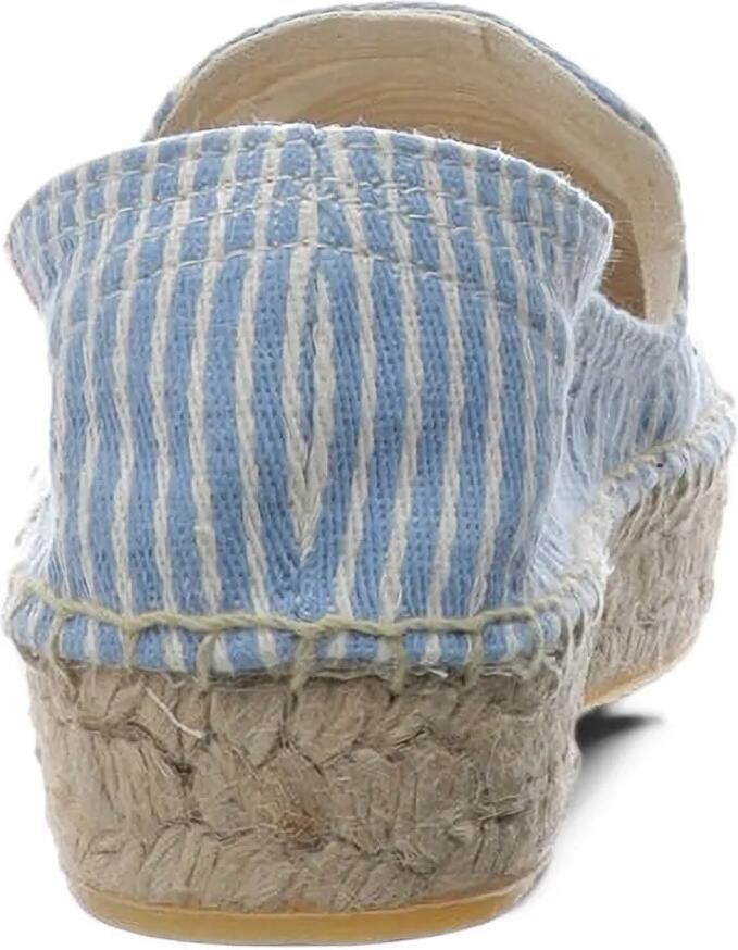 BANANA MOON Verao Tylane striped platform espadrilles Blauw - Foto 2