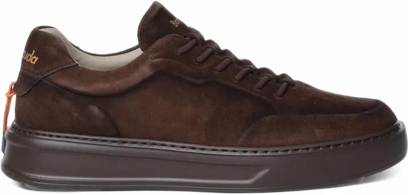 Baracuta Low-top sneakers met suède finish Bruin