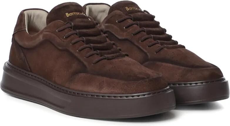 Baracuta Low-top sneakers met suède finish Bruin - Foto 3