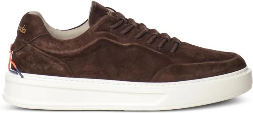 Baracuta Suède sneakers Bruin