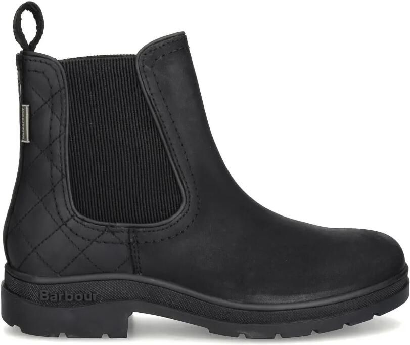 Barbour Amble Chelsea laarzen met gewatteerd detail Zwart