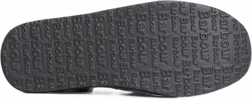Barbour A.P.C. embroidered tartan slippers Bruin - Foto 5