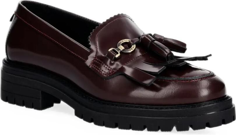 Barbour Ava kiltie loafers met kwast Rood - Foto 2