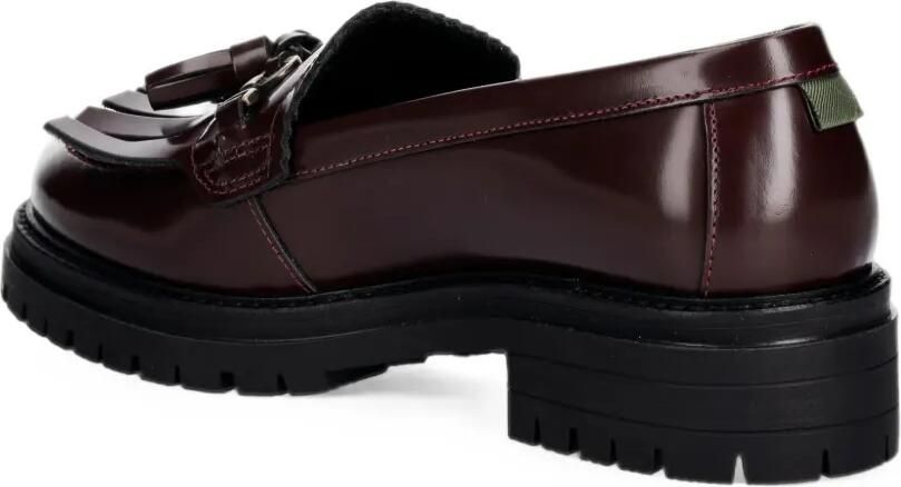 Barbour Ava kiltie loafers met kwast Rood - Foto 3
