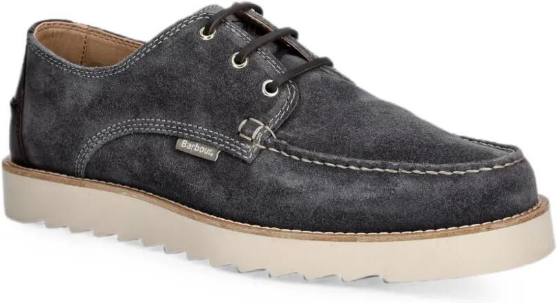 Barbour Aydon suède Derby schoenen met bewerkte neus Grijs - Foto 3