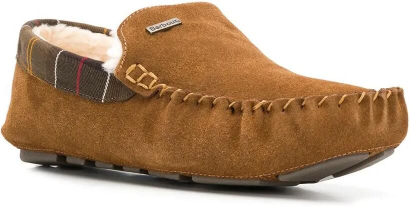 Barbour badslippers gevoerd met imitatie lamswol Beige - Foto 2